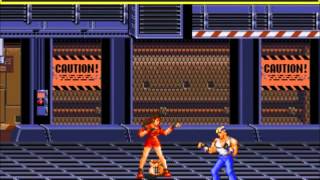 Streets of Rage solo 2 player from start to finish [upl. by Einneb597]