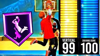 This 100 DUNK  HOF POSTERIZER SLASHER Build Is BREAKING NBA 2K24 [upl. by Pride528]