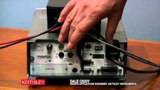 High Resistance Measurements using Keithleys Model 6517B Electrometer [upl. by Ennairej]