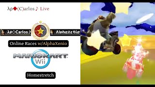 Mario Kart Wii Online Races W AlphaXenio S2 EP 9 Homestretch [upl. by Rovert]