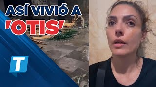 Mujer narra la aterradora experiencia que vivió en el Hotel Princess por el paso de Otis [upl. by Letnohs354]