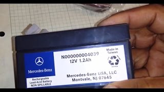 Mercedes Auxiliary Battery Change [upl. by Kumler873]