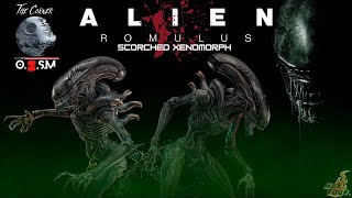 THE CORNER HOT TOYS ALIEN ROMULUS  SCORCHED XENOMORPH [upl. by Cherida]