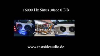 16000 Hz 16kHz Sinus Ton Wave 0DB für Hifi Audio Test Testton 30sec [upl. by Attelrahc]