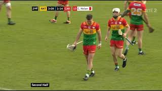 ANTRIM V CARLOW FULL SUNDAY GAME HIGHLIGHTS  2024 LEINSTER HURLGING CHAMPIONSHIP [upl. by Ettevad172]