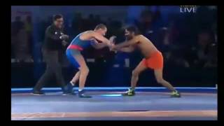 Baba Ramdev beats Olympic medallist Andrey Stadnik 120 [upl. by Pavia187]