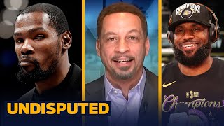 LeBron vs KD isnt a debate Its not even close — Chris Broussard  NBA  UNDISPUTED [upl. by Nagear]