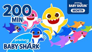 Mix  Baby Shark DOO DOO DOO All Songs  Compilation  Shark Month  Baby Shark Official [upl. by Oiciruam]