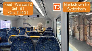 Transport for Sydney Travel Series 33 Bankstown to Sydenham T3 Bankstown Line [upl. by Agneta]