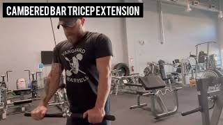 Cambered Bar Tricep Extension [upl. by Vasti]