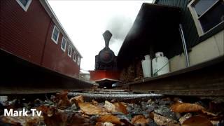 Steam train runs over a GoPro [upl. by Hansiain348]