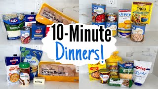 BEST 10 MINUTE MEALS  5 Super QUICK and Tasty Recipes  EASY Cheap Dinner Ideas  Julia Pacheco [upl. by Vernen]