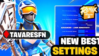 NEW BEST Controller Settings For Fortnite Chapter 2 REMIX PS4PS5XBOXPC [upl. by Brannon482]