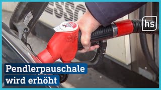 Die Benzinpreise steigen stark  Pendlerpauschale wird erhöht  hessenschau [upl. by Yelruc]