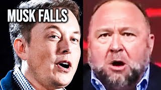 Elon Musk CRUMBLES With Staggering Alex Jones Backtrack Mistake [upl. by Anoek]