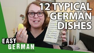 12 typical German Dishes  Easy German 242 [upl. by Aislehc722]