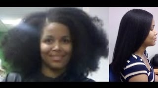 Straightened Natural Hair  Styles [upl. by Orton]