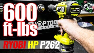 REALLY Ryobi P262 One HP 18V 12quot Impact Wrench 600 ftlbs [upl. by Jeremiah]