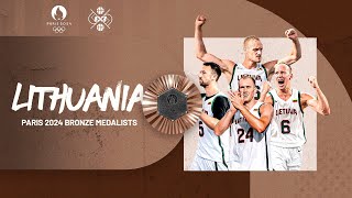 LITHUANIA  3x3 BASKETBALL PARIS 2024 OLYMPIC BRONZE MEDALISTS  MIXTAPE [upl. by Anoel]