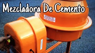 Ensamblando una Mezcladora de Cemento  Cement Mixer [upl. by Yahsram]