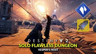 Solo Flawless Vespers Host Dungeon  Stasis Hunter [upl. by Holder176]