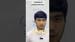 matematika Ifodalarni soddalashtirish [upl. by Aniryt]