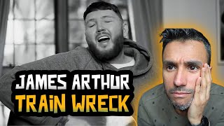 James Arthur  Train Wreck Accoustic REACTION  First Time Hearing It [upl. by Atnes154]