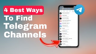 4 Best Ways to Find Telegram Channels  How to Search Channels [upl. by Ultan]