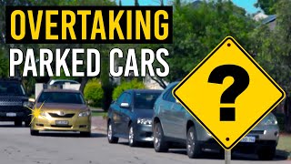 Driving Test OVERTAKING PARKED CARS How to Indicate [upl. by Alicec278]