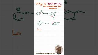 Why is benzylic carbocation so stable organicchemistry science mcat [upl. by Eecyak]