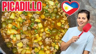 PICADILLO🫛🇵🇭«Pilipino Bolognese» according to my husbands versionFilipino Picadillo Style [upl. by Rodney]