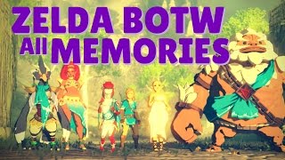 All 18 Memories Zelda BOTW SPOILERS [upl. by Saqaw349]