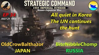 Strategic Command 1904 Imperial Sunrise EP 34 OldCrowBalthazor Japan vs BiteNibbleChomp Russia [upl. by Kaycee]