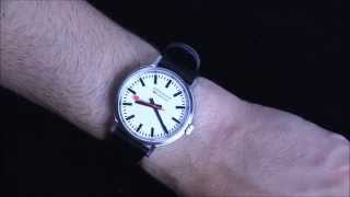 Mondaine Stop2Go Watch Review  aBlogtoWatch [upl. by Bronwyn177]