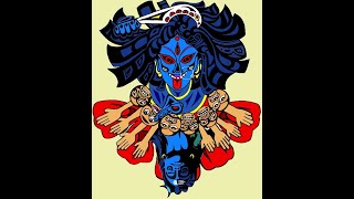 Mother Goddess Kali  used Haida Tsimshian Formline art [upl. by Yrbua528]