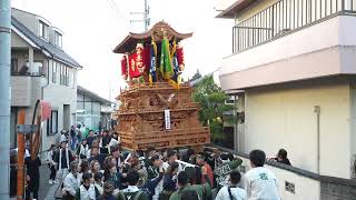 西条祭り 2023 加茂川土手 若葉町 [upl. by Kurtz]