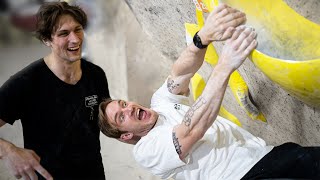 PewDiePie learns new climbing skills [upl. by Airrotal]