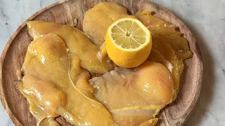 Petto di Pollo al Limone in 10 minuti Semplicissimo live [upl. by Kirschner]