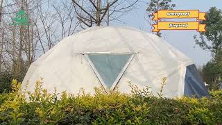 The Ultimate Shelter Explore the Magic of Geodesic Dome Tents [upl. by Allin]