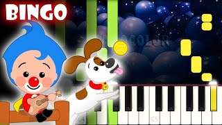 Bingo  Piano Cover  Tutorial  Karaoke [upl. by Lonergan999]