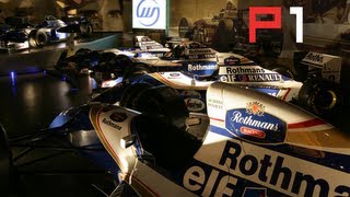 Williams F1 AWESOME car collection including Ayrton Sennas [upl. by Idalina]