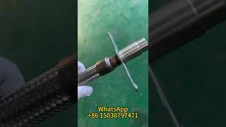 Automatic welding flexible metal hose fire sprinkler pipe [upl. by Nyraf]