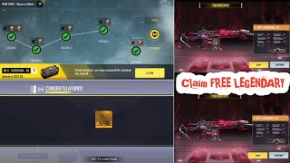 Free How to ClaimUnlock Kurohana Weapon Crate Permanent Free Legendary Drh 68 in Game Codm 2023 [upl. by Etram]