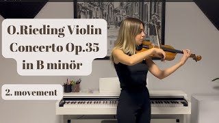 O Rieding Violin Concerto Op35 in B minör  2 movement [upl. by Glanti]