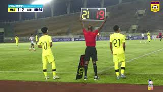 AFC U17 ASIAN CUP 2025 Qualifiers Malaysia VS Laos [upl. by Haem52]