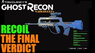 How to Lower Recoil in GHOST RECON WILDLANDS  Do Weapon Accuracy or Handling Stats Play a Part [upl. by Ethelbert]