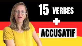 🇩🇪 15 verbes suivis de l’accusatif  la grammaire allemande simplement expliquée [upl. by Humbert]