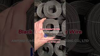 FHZZ® Black Annealed Tie Wire Rolls Secure Rebars Black Soft Annealed Wire 16 Gauge and 165 Gauge [upl. by Aeslehc]