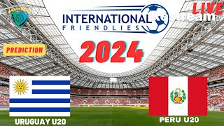 Uruguay vs Peru Live Stream FIFA U20 International Friendly 2024 Commentary Score amp Highlights [upl. by Audsley]