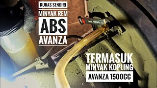 🚙🛠️Minyak REM ABS EBD dan minyak KOPLING manual Toyota Avanza Veloz 1500cc RWD 201920202021DIY [upl. by Immanuel]